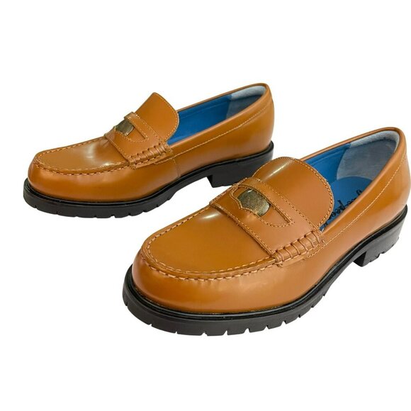 Free People Liv Loafer Brown Penny Loafer NEW Size 37.5 US 7 7.5 - Picture 6 of 12